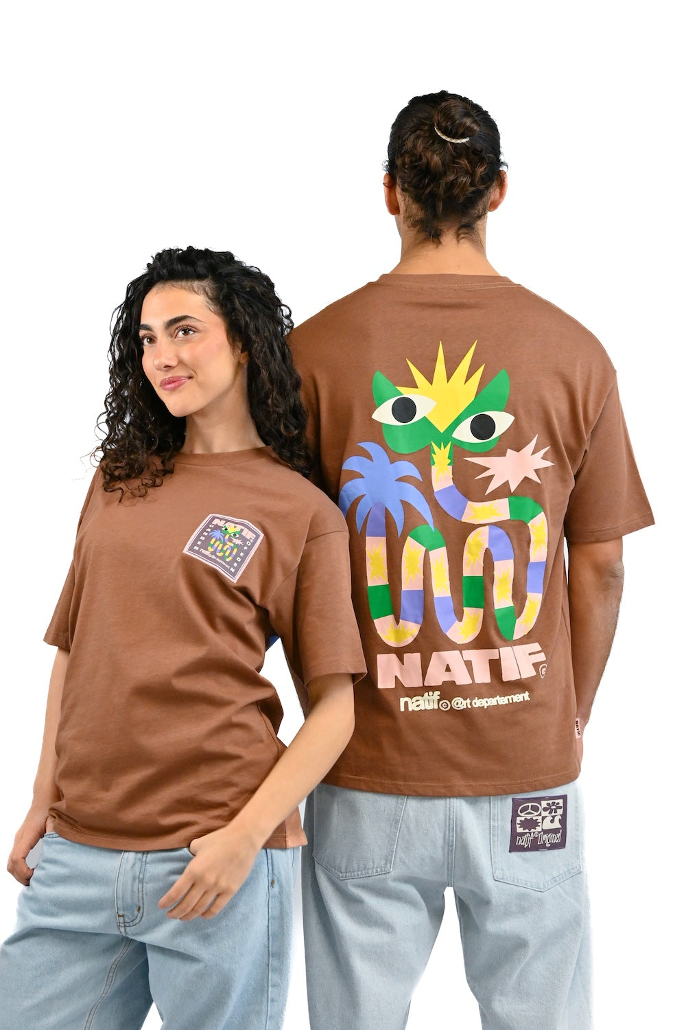 T-shirt Natif Snake porté