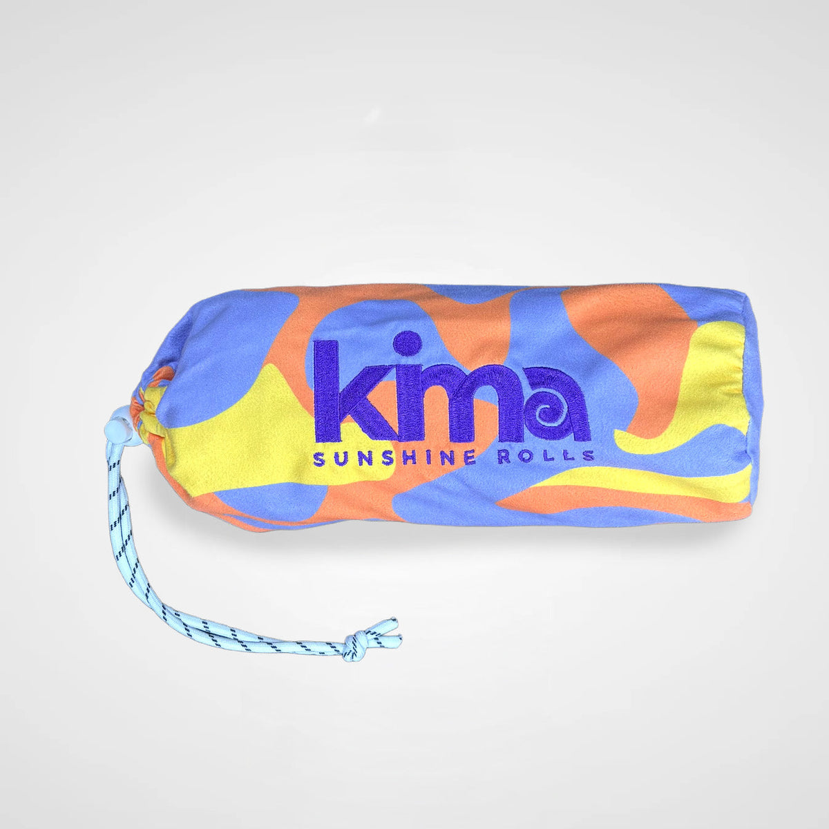 Serviette de plage Kima Camo Sunset, pochette zippée assortie