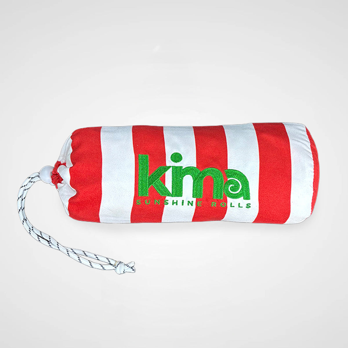 Serviette de plage Kima Etxola Rouge, pochette zippée assortie