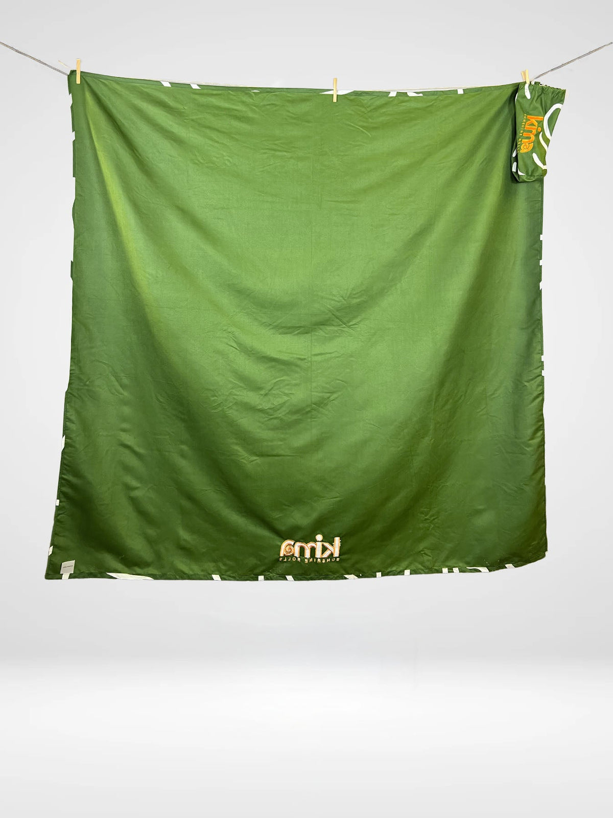 Serviette de plage Kima Duo Green, vue d'ensemble