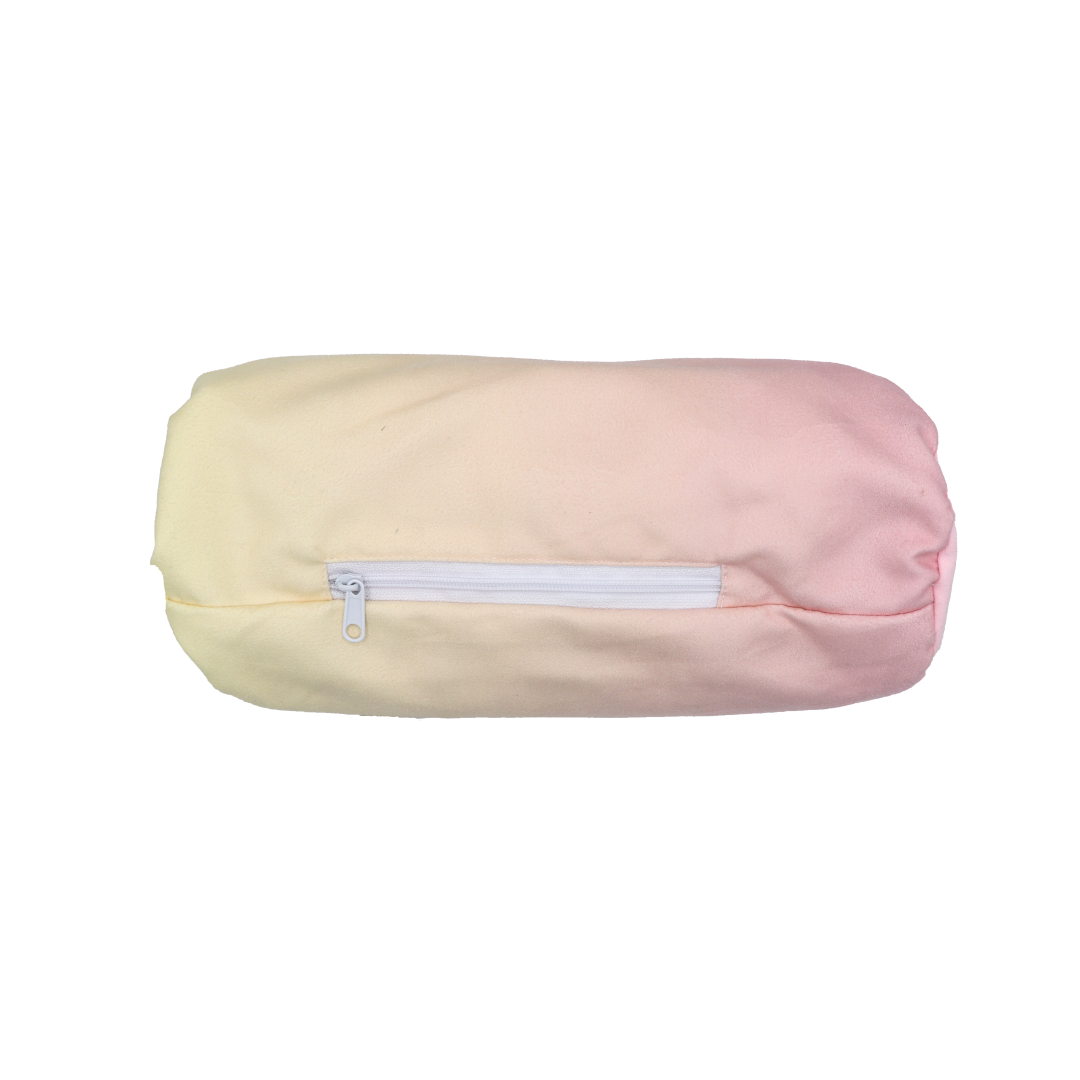 Serviette de plage Kima Peach Summer, pochette vue de dos