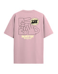 T-shirt Natif Chifou Me rose, vue de dos