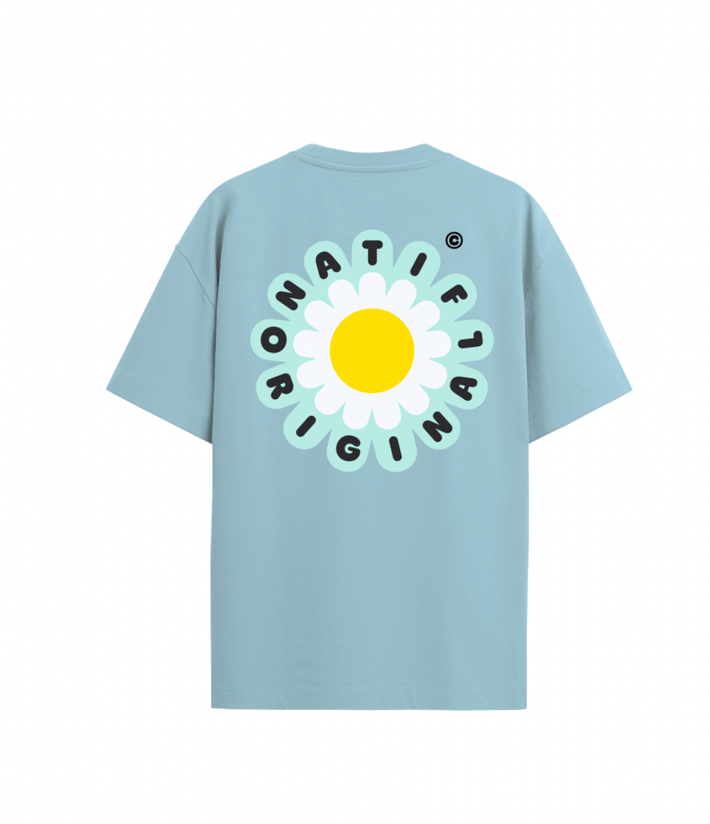 T-shirt Natif Original Daisy bleu, vue de dos