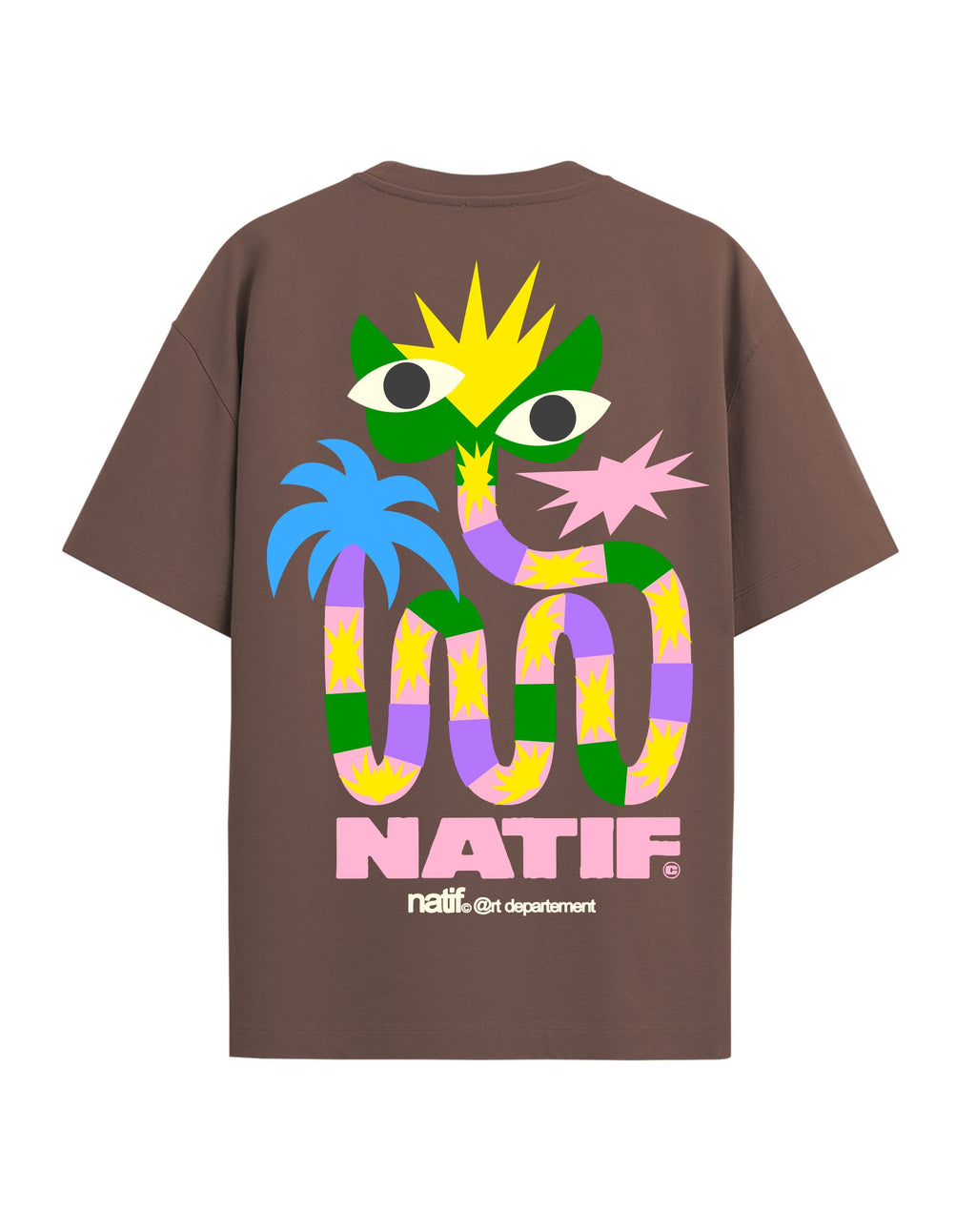 T-shirt Natif Snake, vue de dos