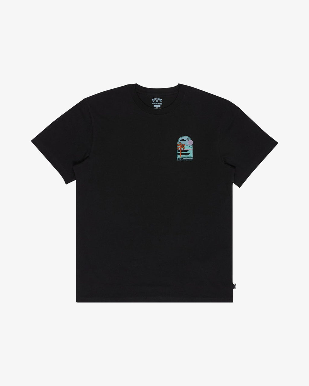 T-shirt Billabong Sundown noir, vue de face