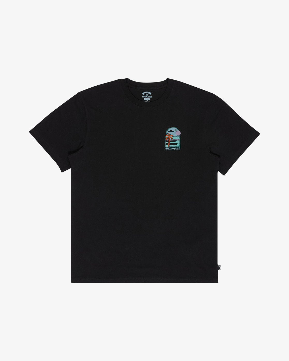 T-shirt Billabong Sundown noir, vue de face