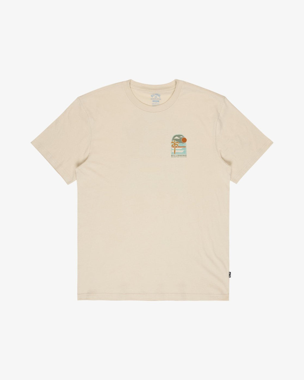 T-shirt Billabong Sundown écru, vue de face
