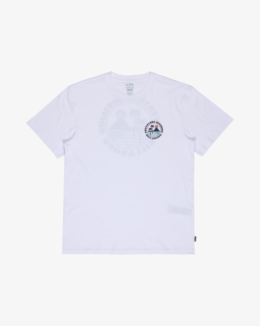 T-shirt Billabong Rockies blanc, vue de face