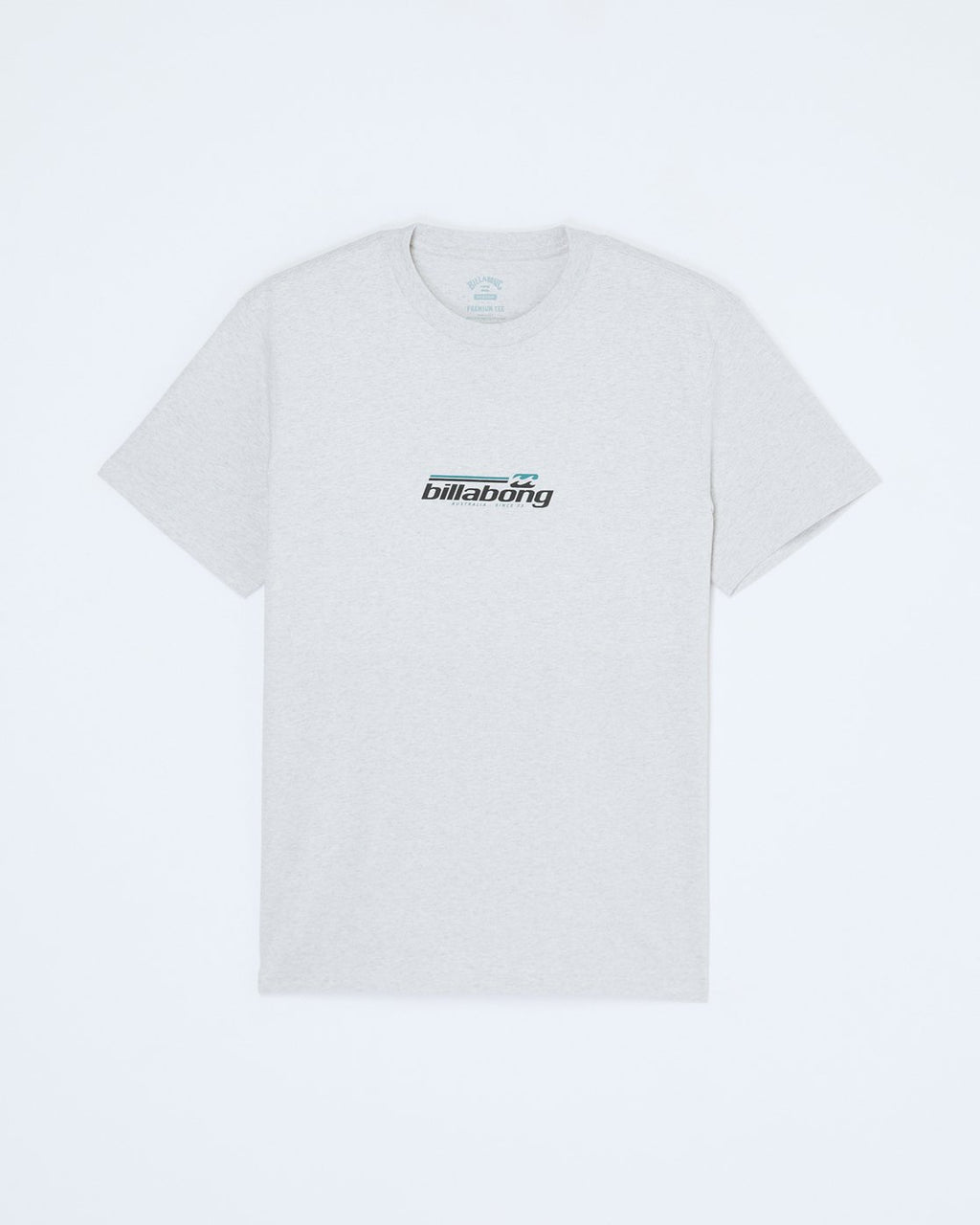 T-shirt Billabong Word Mark gris chiné, vue de face