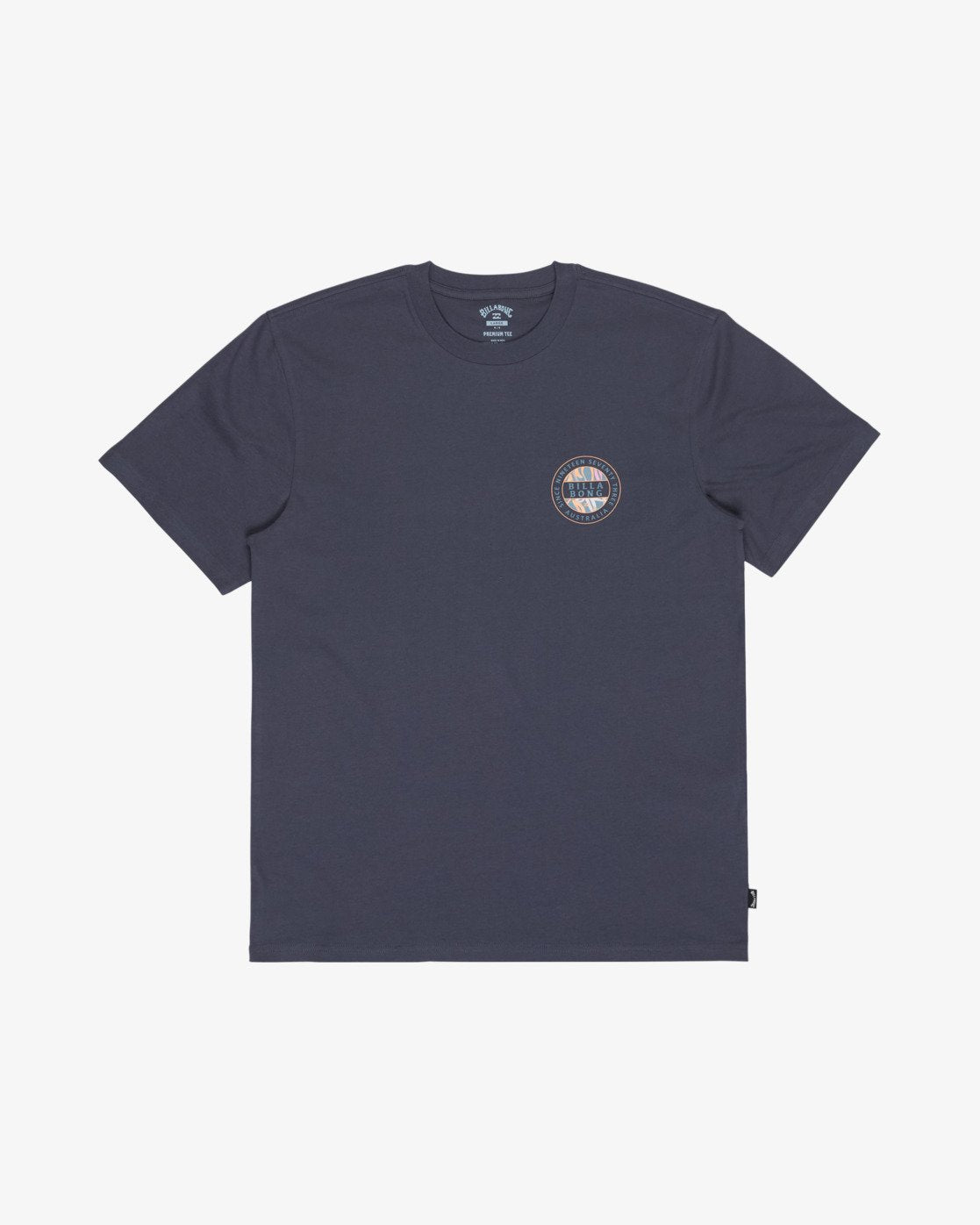 T-shirt Billabong Rotor bleu ombré, vue de face