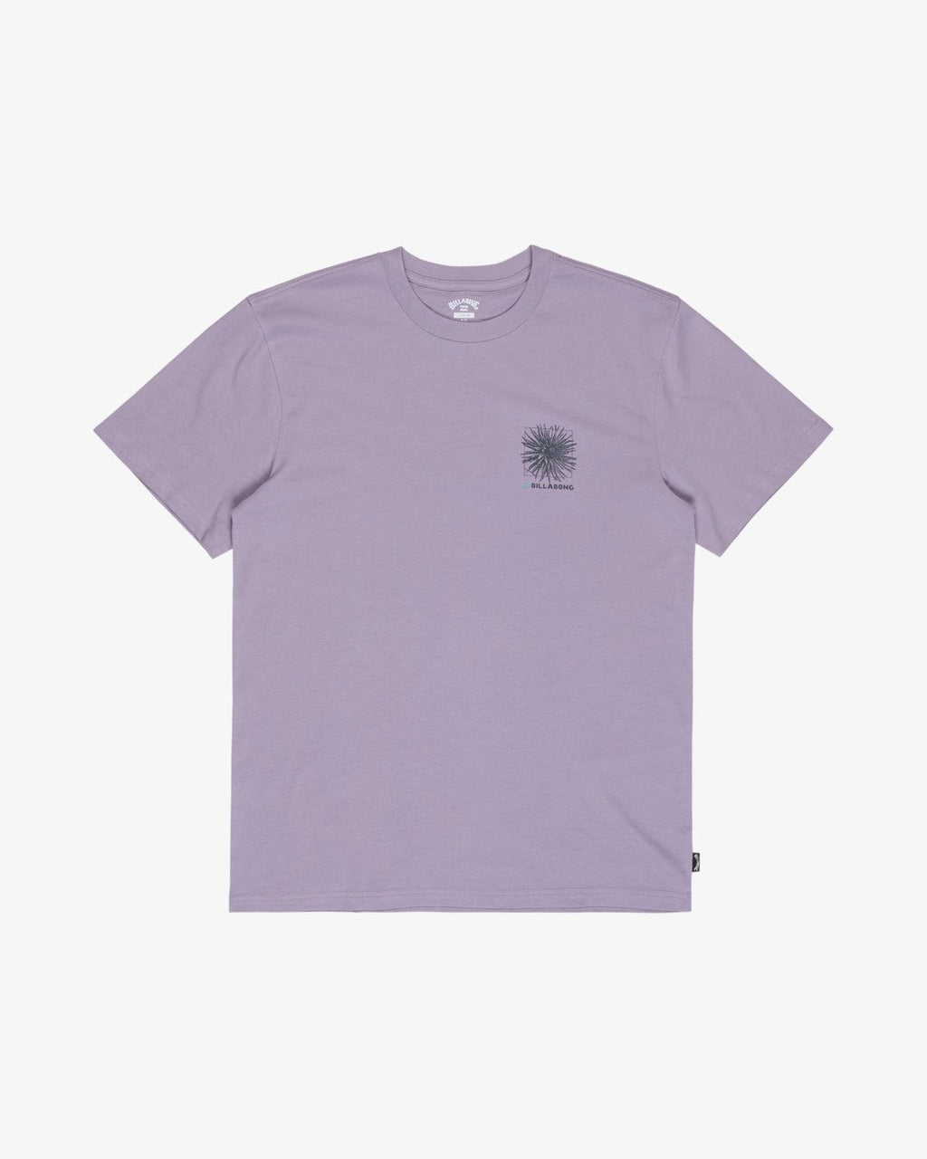 T-shirt Billabong Montage violet cendré, vue de face