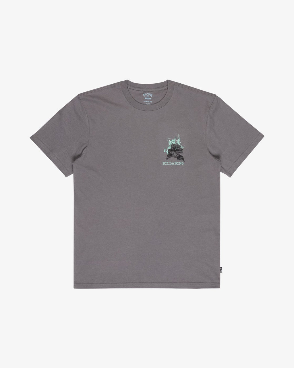 T-shirt Billabong Retro Poster gris étain, vue de face