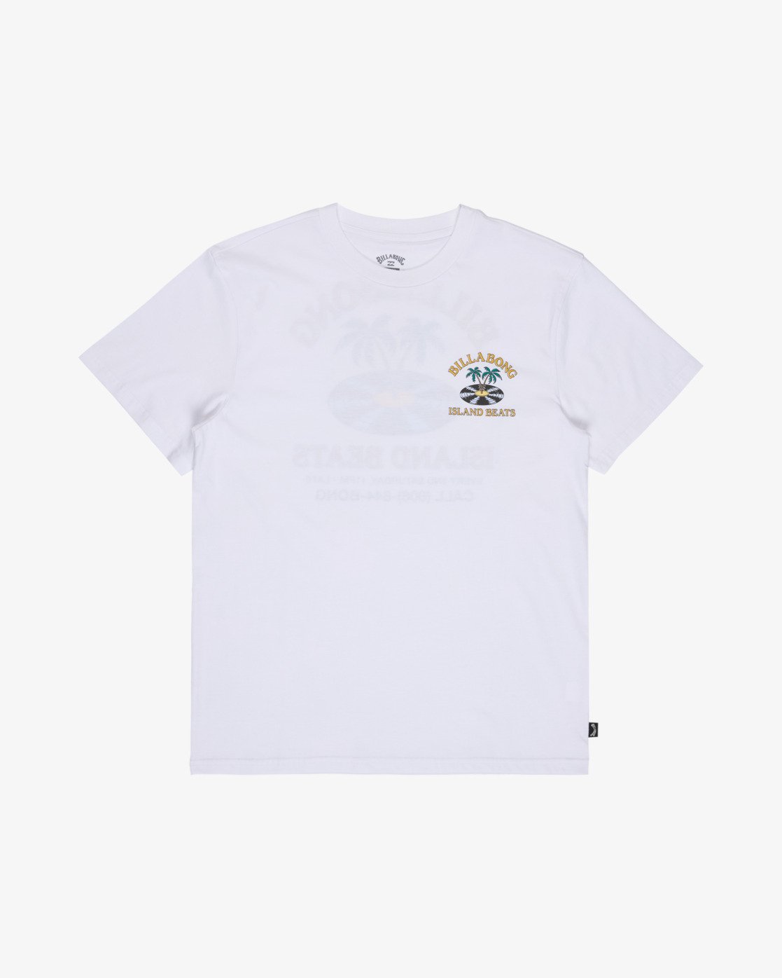 T-shirt Billabong Island Beats blanc, vue de face