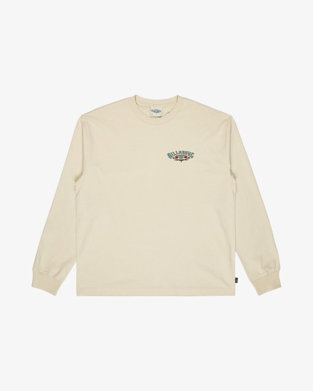 T-shirt manches longues Billabong Heritage OG écru, vue de face