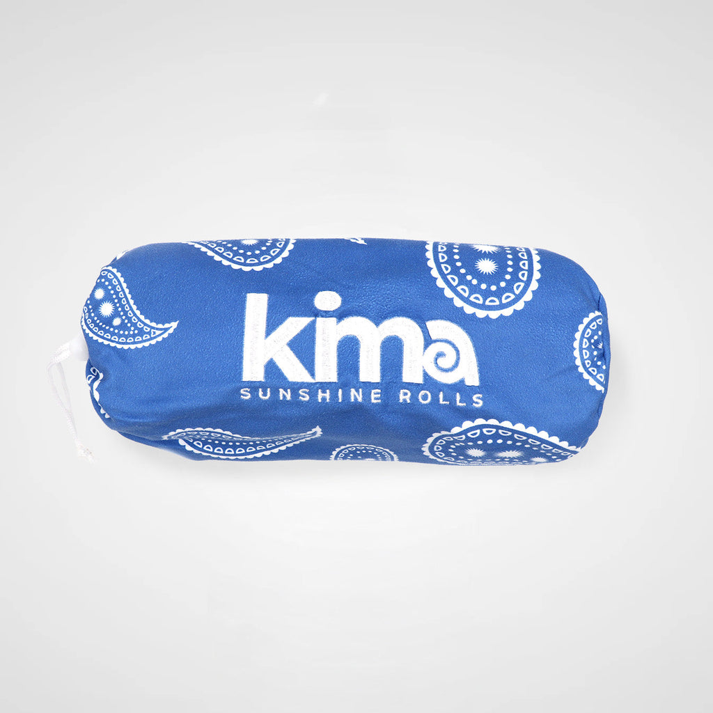 Serviette de plage Kima Bandana, pochette zippée assortie