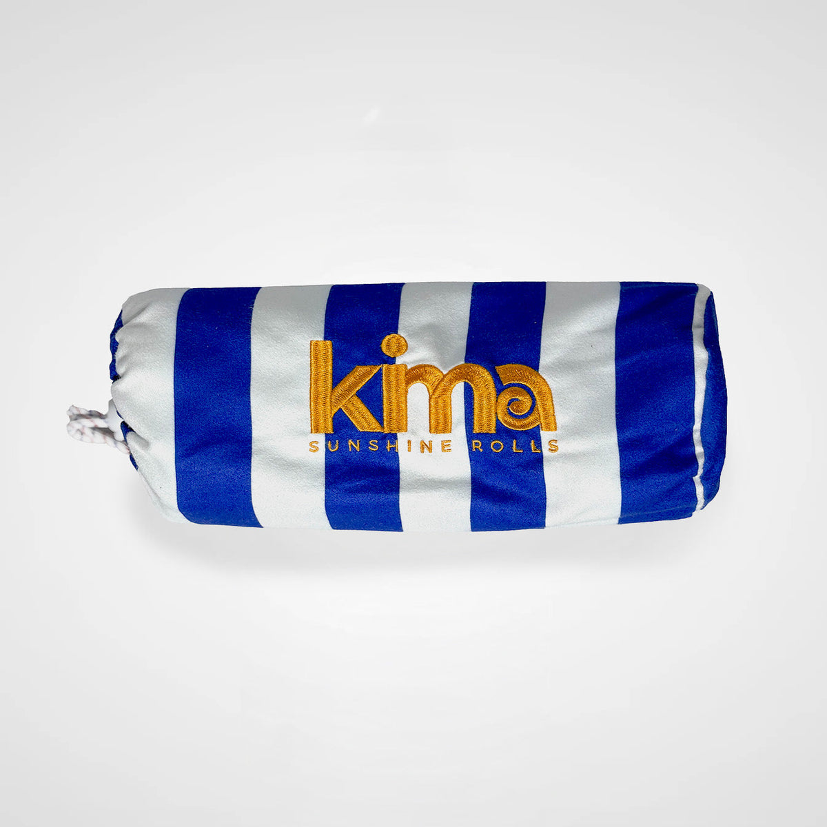 Serviette de plage Kima Etxola Navy, pochette zippée assortie