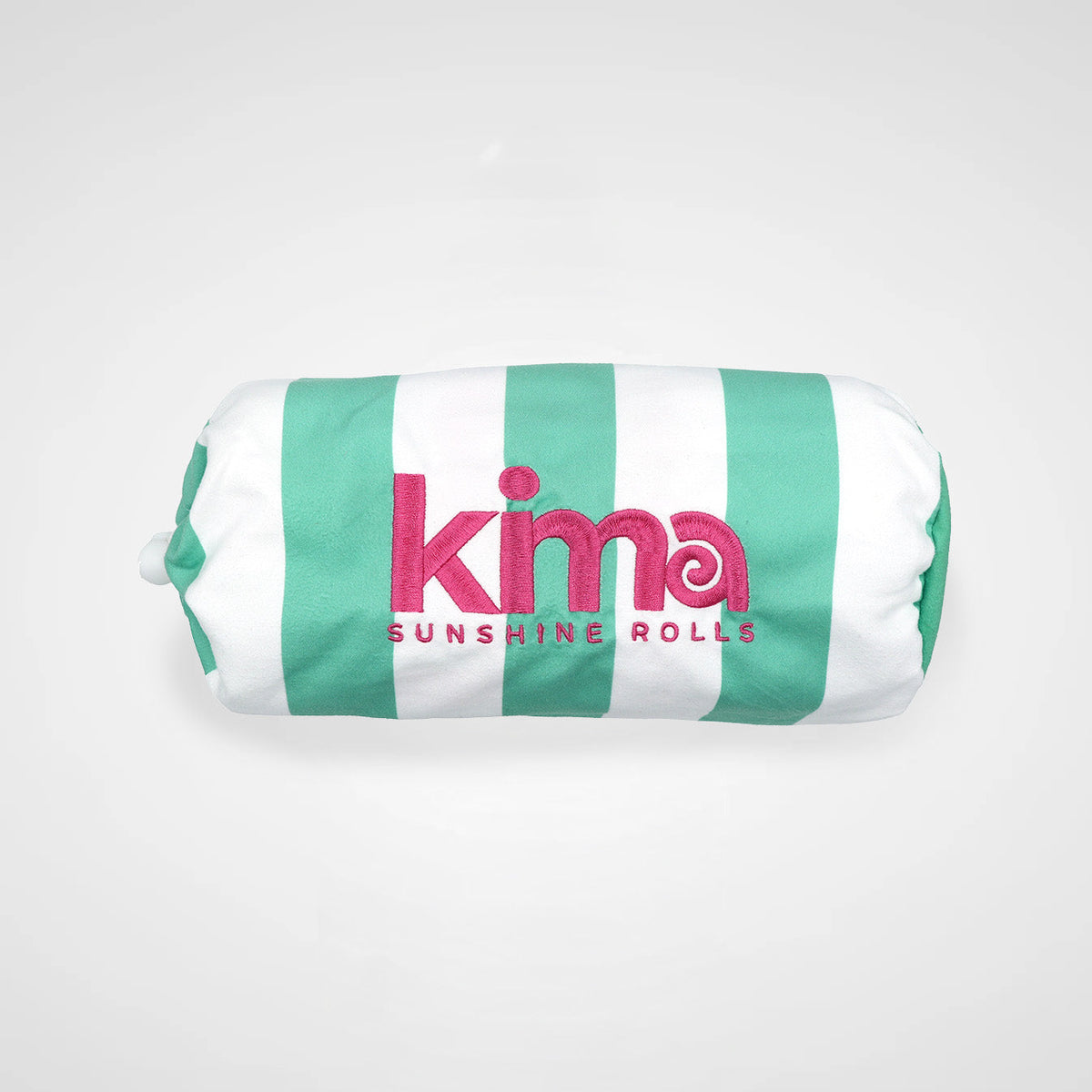 Serviette de plage Kima Etxola Vert Menthe, pochette zippée assortie